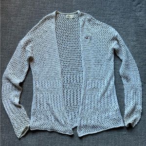 Hollister crochet cardigan size M